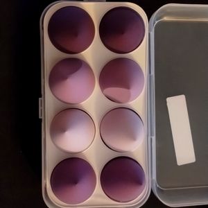 8 pieces water drop beauty egg set up for makeup
